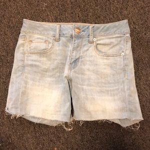 Light Wash Denim Shorts